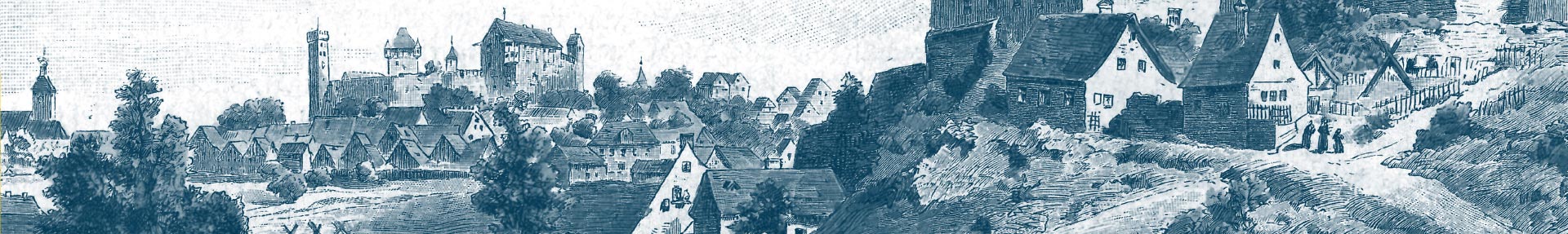Zeichnung von Burg Abenberg